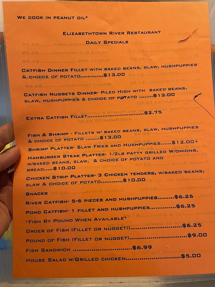 E'Town River Restaurant Menu image 1