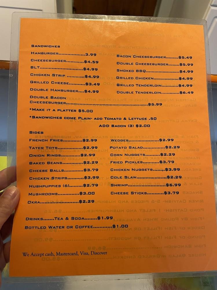E'Town River Restaurant Menu image 2