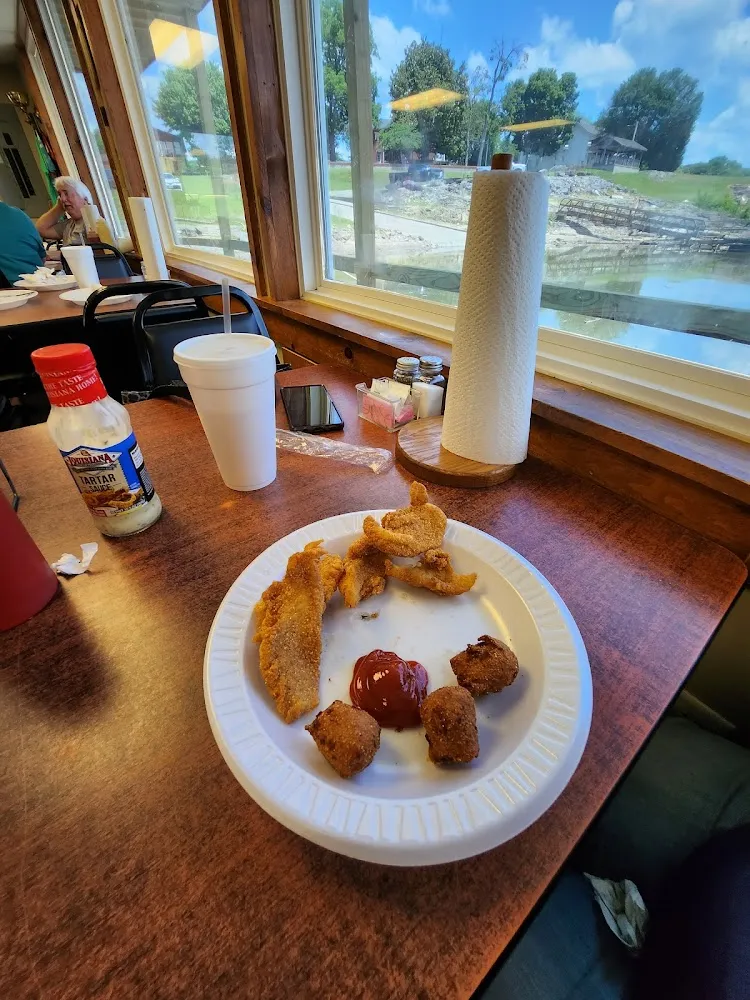 Snack Fish and Hush Puppies